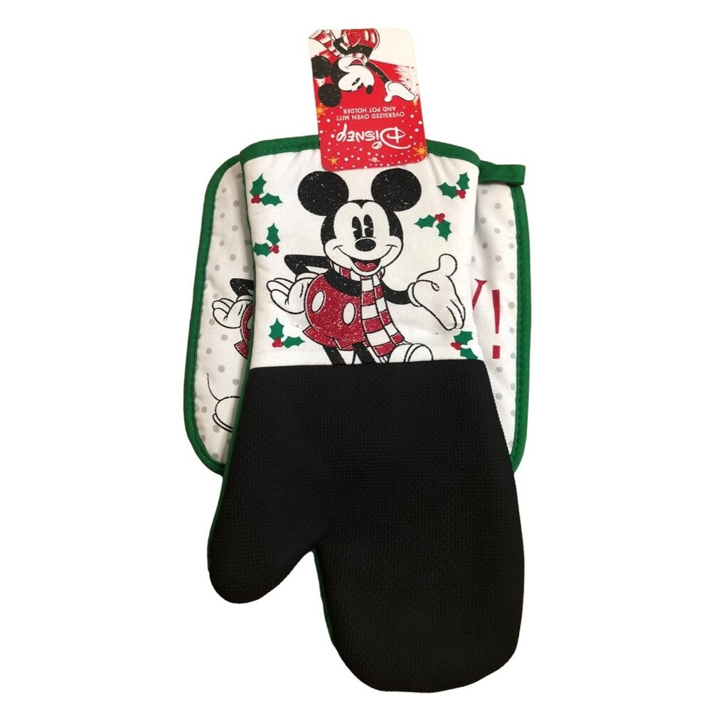 Mickey Mouse Oven Mitt & Pot Holder Set